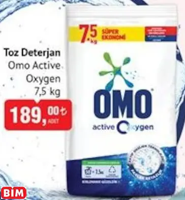 OMO ACTİVE OXYGEN TOZ DETERJAN OMO ACTİVE OXYGEN TOZ DETERJAN